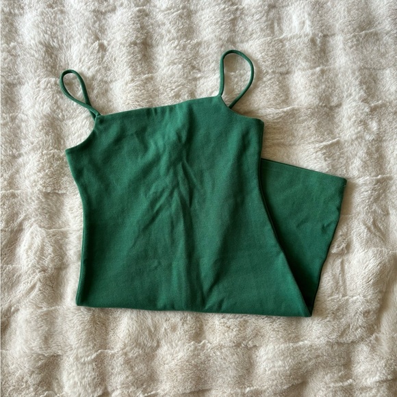 Oak + Fort green mini dress - Picture 4 of 4